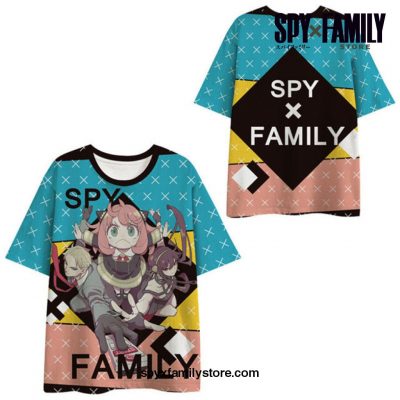 Anime Spy X Family 3D Print T-Shirts 5Xl