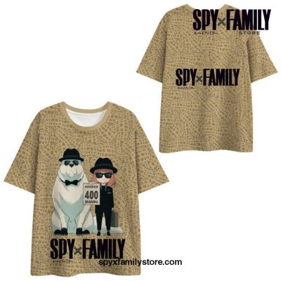 Anya And Pond Spy X Family 3D Print T-Shirt Xl