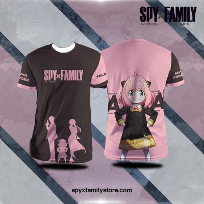Anya Spy X Family 3D Print T-Shirt 4Xl