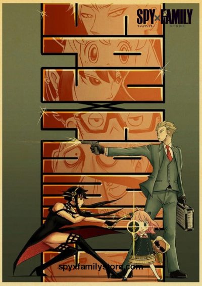 Characters Spy X Family Poster 42X30Cm