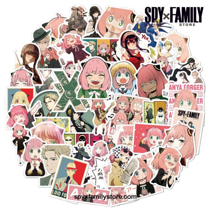 Cute Spy X Family Anime Stickers Spy x Family Store