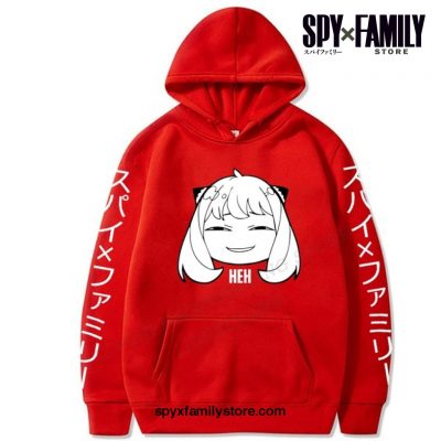 Funny Anya Spy X Family Hoodie Red / 2Xl