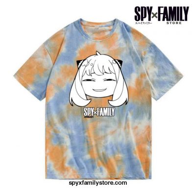 Harajuku Anime Anya Forger Spy X Family T-Shirt Orange / 5Xl
