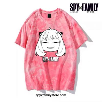 Harajuku Anime Anya Forger Spy X Family T-Shirt Pink / 5Xl