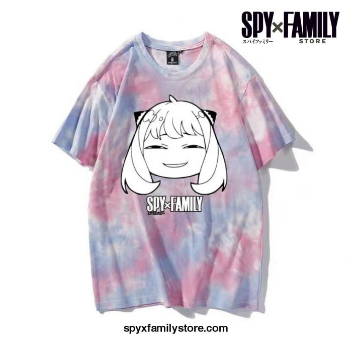 Harajuku Anime Anya Forger Spy X Family T-Shirt Purple / 5Xl