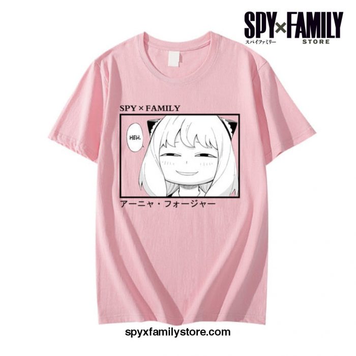 Harajuku Spy X Family Anya T-Shirt Pink / L