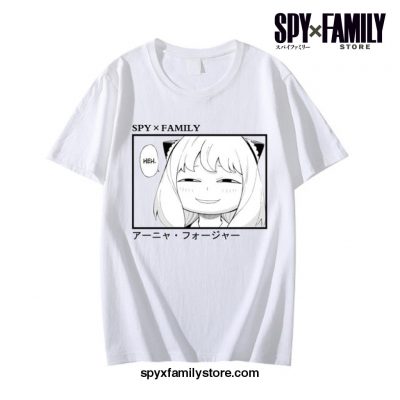 Harajuku Spy X Family Anya T-Shirt White / L