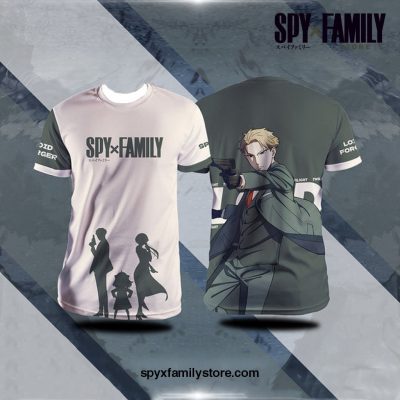 Loid Spy X Family 3D Print T-Shirt 2Xl
