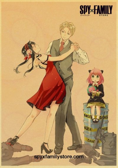 Romantic Spy X Family Poster 42X30Cm