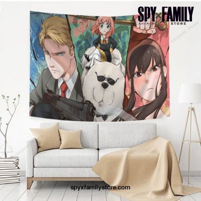 Spy X Family Anime Tapestry Bohemian Wall Decor 100X150 Cm