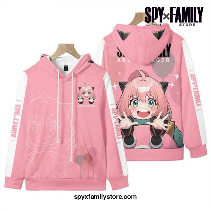 Spy X Family Anya Forger Cosplay 3D Hoodie 2 / 5Xl