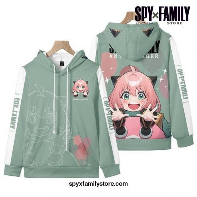 Spy X Family Anya Forger Cosplay 3D Hoodie 3 / 5Xl