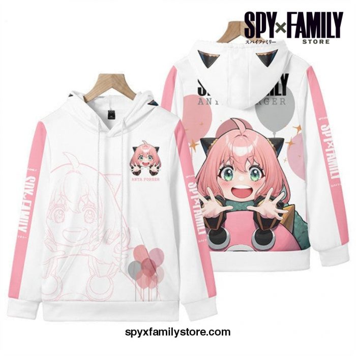 Spy X Family Anya Forger Cosplay 3D Hoodie 4 / 5Xl