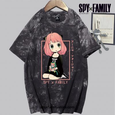 Spy X Family Anya Forger Cosplay T-Shirt Black / S