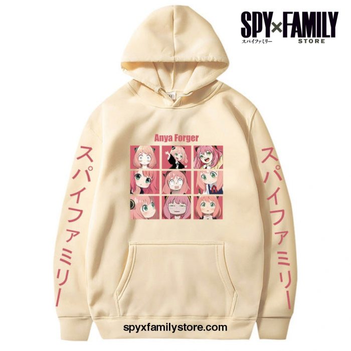 Spy X Family Anya Forger Pocket Hoodie Khaki / Xxxl