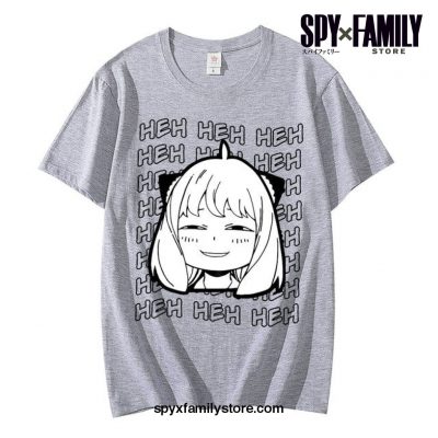 Spy X Family Anya Forger T-Shirt Gray / S