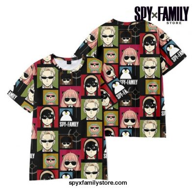 Spy X Family Characters 3D Print T-Shirt Xl
