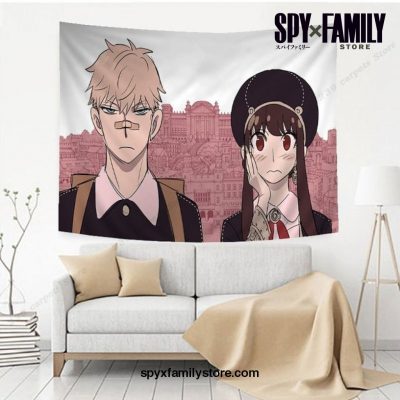 Spy X Family Couple Tapestry 110X150 Cm