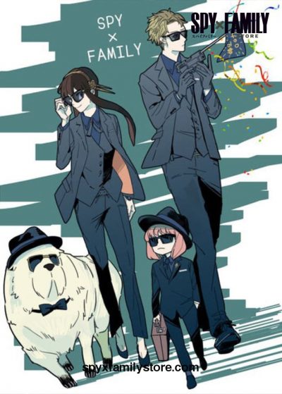 Spy X Family Funny Cute Art Poster 21X30Cm