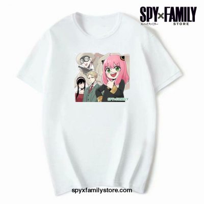 Spy X Family Funny T-Shirt White / S