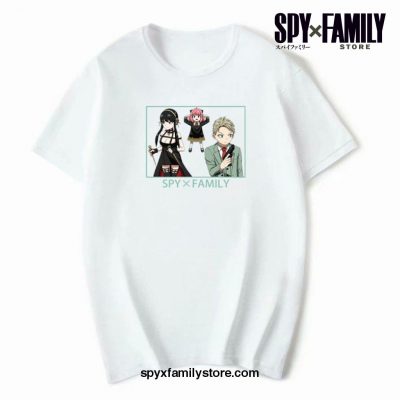 Spy X Family Kawaii T-Shirt White / S