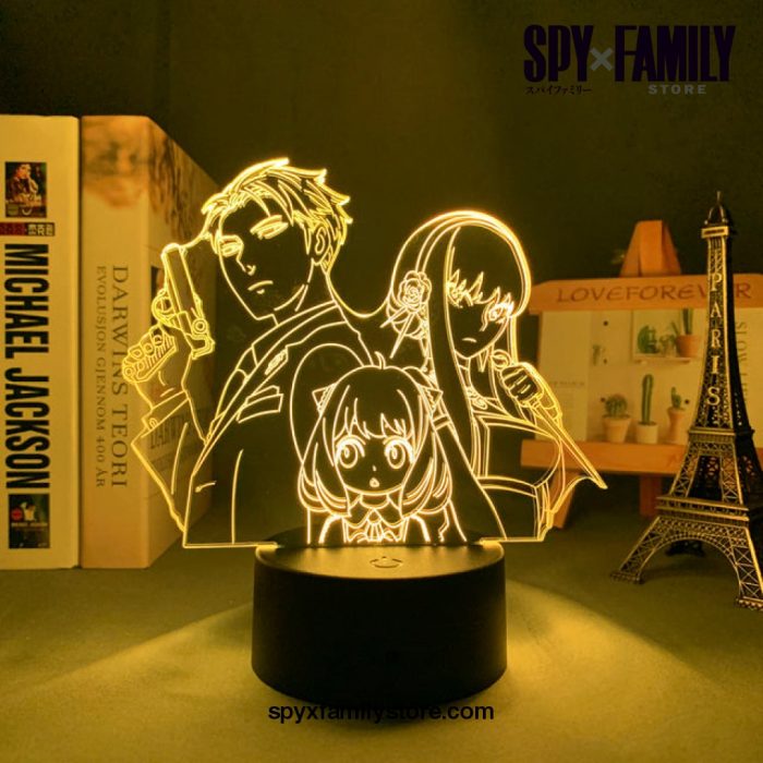 Spy X Family Loid Anya Yor Led Lamp 4 / 7 Colors No Remote