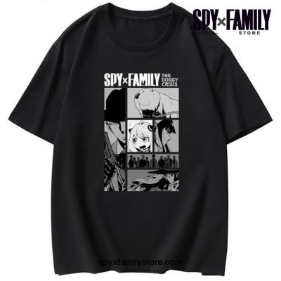 Spy X Family The Doggy Crisis T-Shirt Black / S