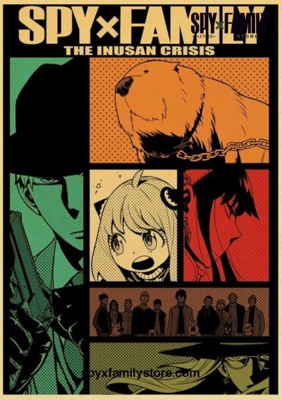 Spy X Family The Inusan Crisis Poster 42X30Cm