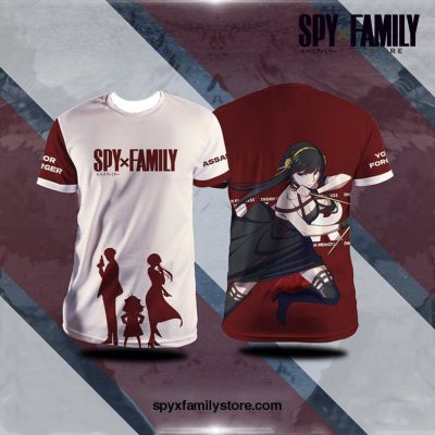 Yor Spy X Family 3D Print T-Shirts S