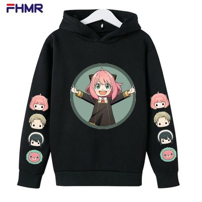 Children s Hoodie Anya Spy X Family Print Anime Character Boys Girls Sweatshirt Fashion Pullover Clothes 2 - Spy x Family Store