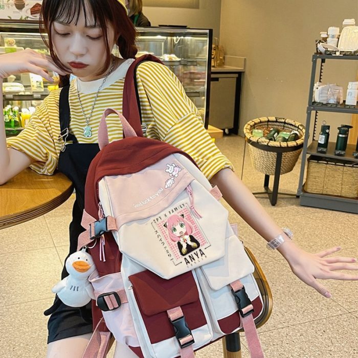 Spy X Family Anya Forger Backpacks Teens Back To School Shoulder Bag Girls Boys Schoolbag Canvas 2 - Spy x Family Store