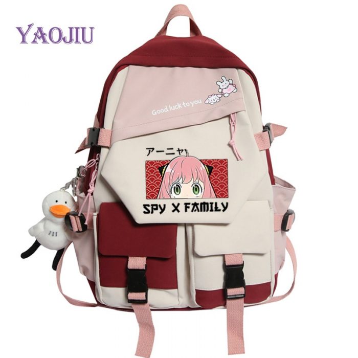 Spy X Family Anya Forger Backpacks Teens Back To School Shoulder Bag Girls Boys Schoolbag Canvas 4 - Spy x Family Store