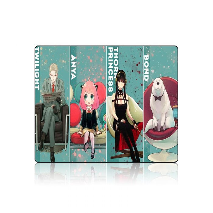 Spy X Family Mouse Pad Cartoon Gamer Gaming Mousepad Keyboard Mat Computer Deskmat Speed Anime Desk 15 - Spy x Family Store